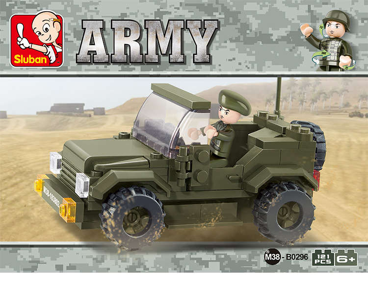 Sluban Building Blocks: Land Forces II - Prowl Car