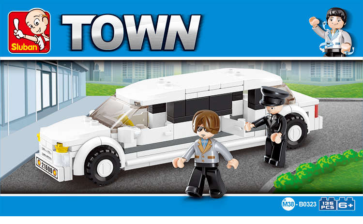 Sluban Building Blocks: Limousine (B0323)