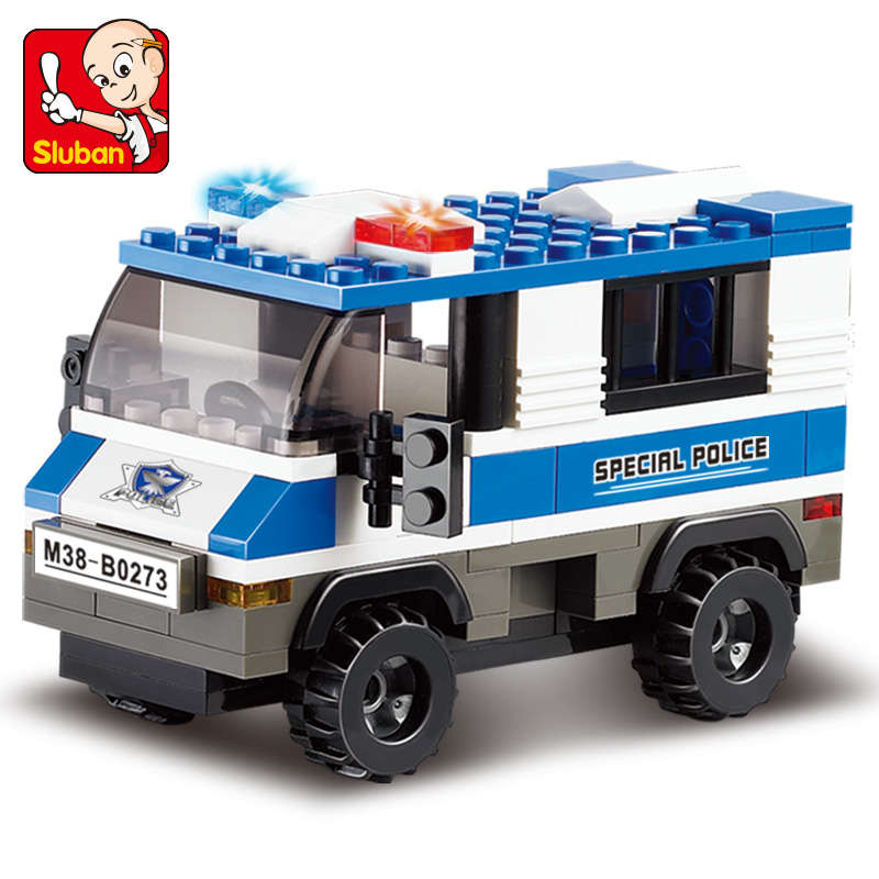Sluban Building Blocks: Special Police - Prisoner Vehicle (B0273)