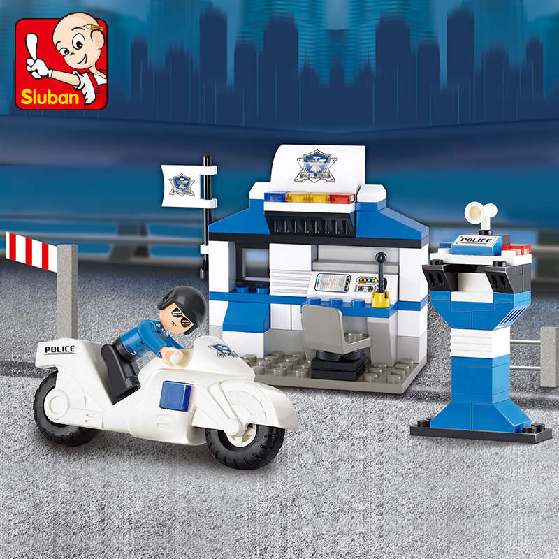 Sluban Building Blocks: Special Police - City Police Station (B0272)