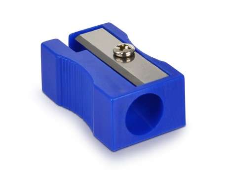 Basix Plastic Sharpener - blue