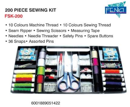 Fenici 200 piece sewing kit (FSK-200)