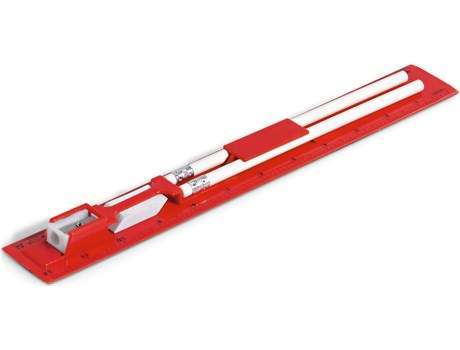 Scholar Ruler and Stationery Set - red (Gift-9203)