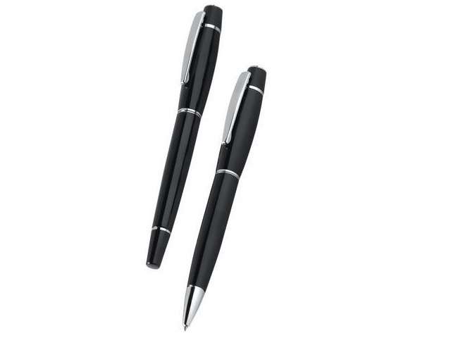 Bettoni Butler ballpen/roller set (W-B1218SET/BLK)