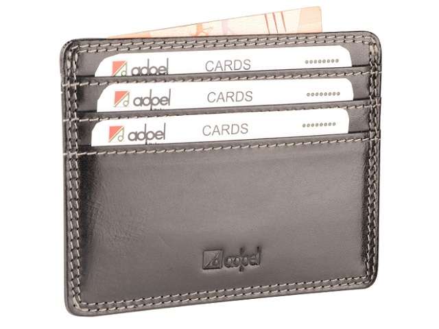 Card Holder - Dakota leather - black (9901)