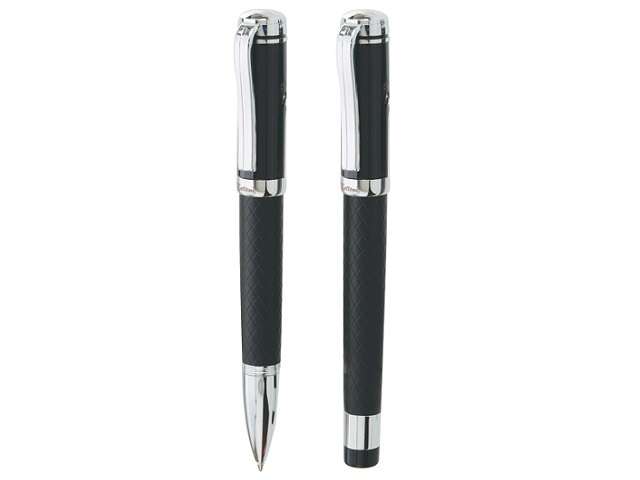 Bettoni Corum Ballpen/Roller Set (W-B1224SET/BLK)