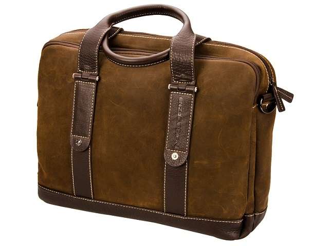 Enzo Design Executive Document Case - leather - brown (ENZ-D544)