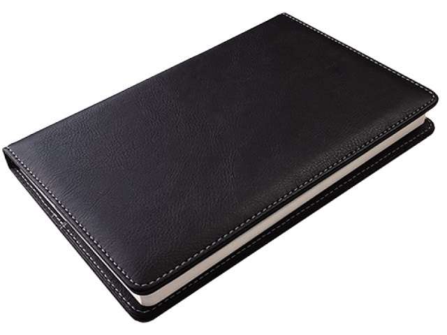 Hathaway Notebook - Thermo PU - black (NBK-4006 A5)