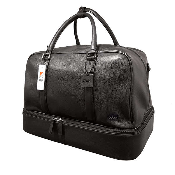 President Double Decker Golf Bag- Napoli Leather - black (8835)