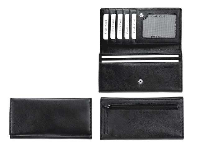 Bettoni Purse - Ascot Leather - black (GL-44731/BLK)