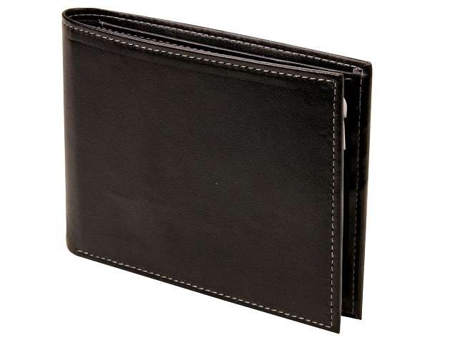 RFID Wallet - Synthetic leather - black (SL-5519)