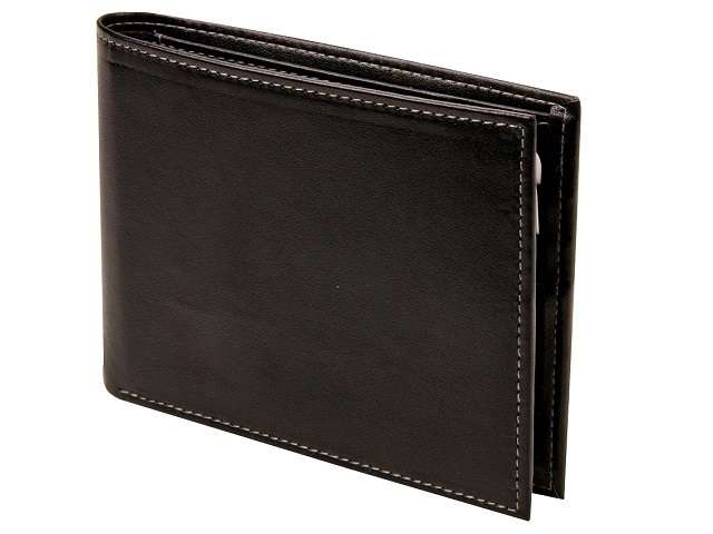 RFID Wallet - Synthetic leather - black (SL-5520)