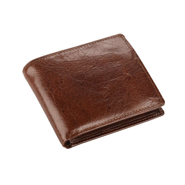 Wallet with Credit Card Flap and Coin Purse - Adpel Italian leather - brown (6620)