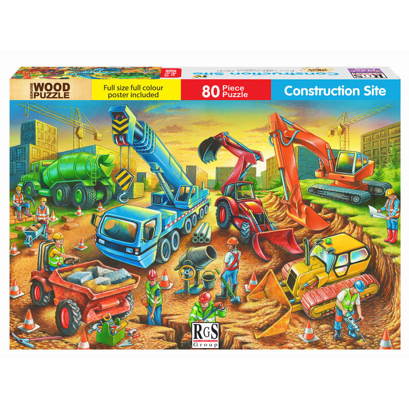 Construction Site (80pc Puzzle) (RGSW1668)