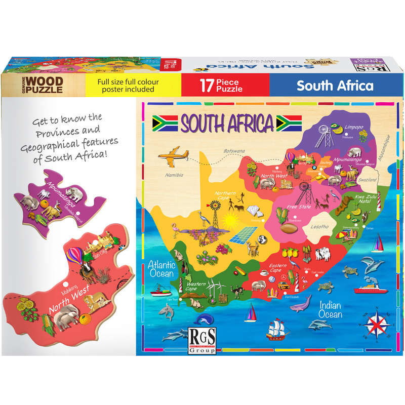 Map of South Africa (17pc Puzzle) (RGSW1651)