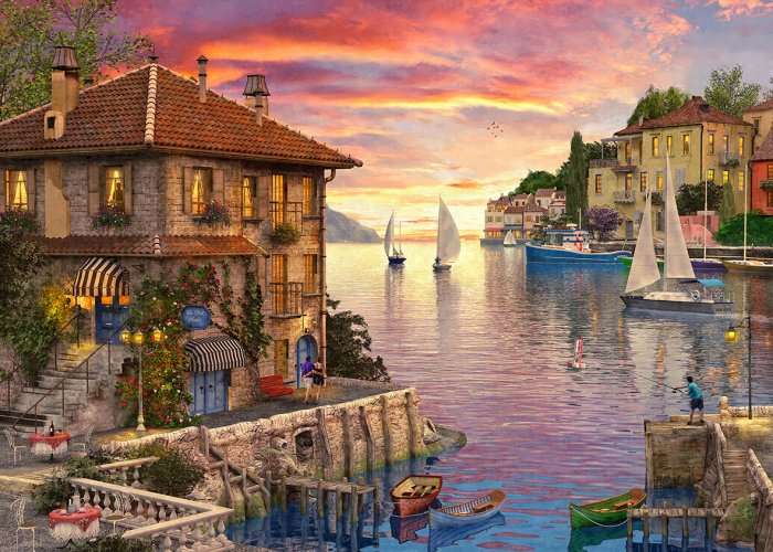 Mediterranean Harbour (1500pc Puzzle)