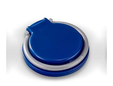Coil-Ring Grip and Phone Stand - blue