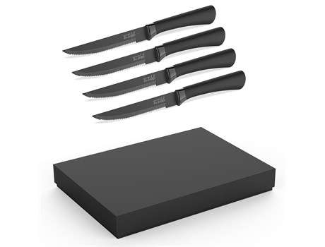 Dolan Steak Knife Set (4) - black (LS-6605)