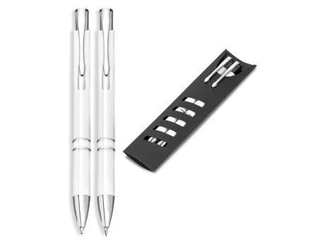 Elektra Ball Pen and Clutch Pencil Set - white (Penset-2015)