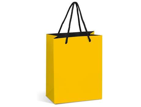 Omega Mini Gift Bag - yellow (Giftbag-2015)