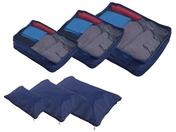 6-Piece Luggage Organiser Set - navy blue (P2498D)