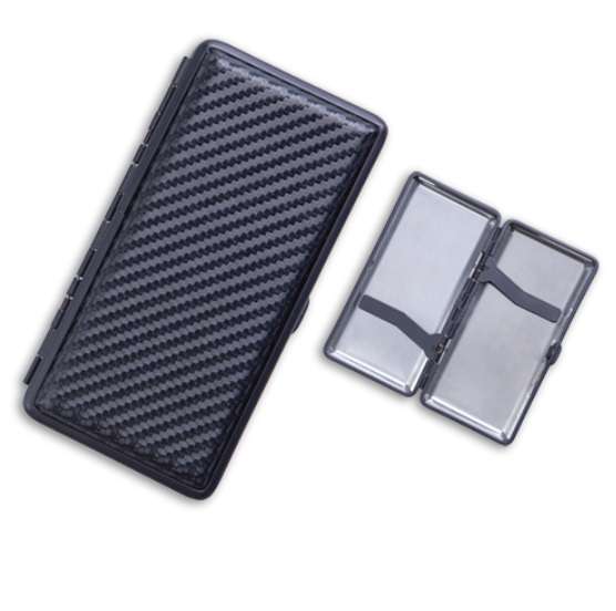 Cigarette Case - Angelo rubber carbon fibre look, 120s (Cigg098)