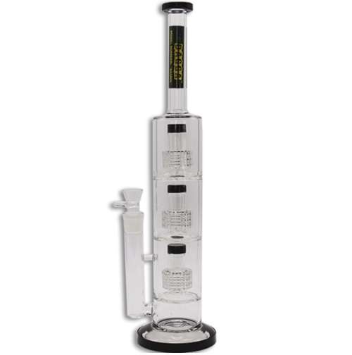 Glass Bong - 'Dagga' Base 46cm with chambers (Bong054)