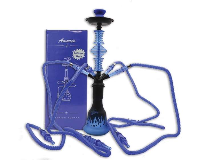 Hubbly: Amaren Flames 4 Way with silicone head - Medium (PIP080)