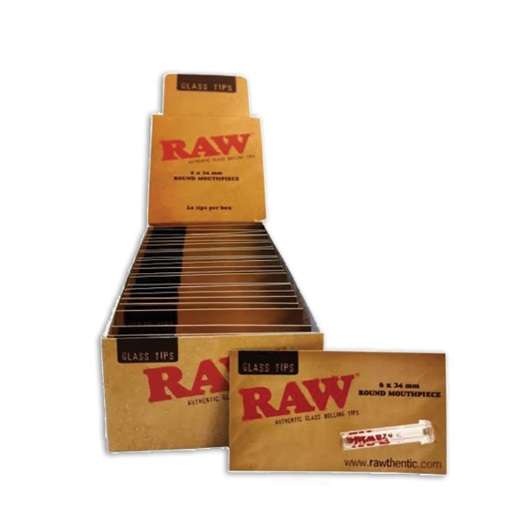 RAW Glass Tips - Flat mouthpiece (1x24x6) (RAW039)