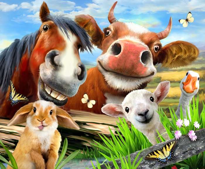 Funny Farm (24pc Puzzle) (RGS344)