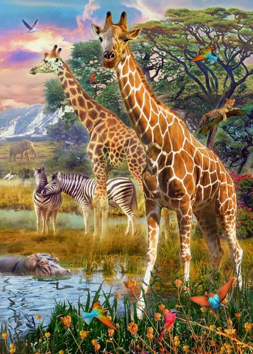 Giraffes (120pc Puzzle) (RGS366)