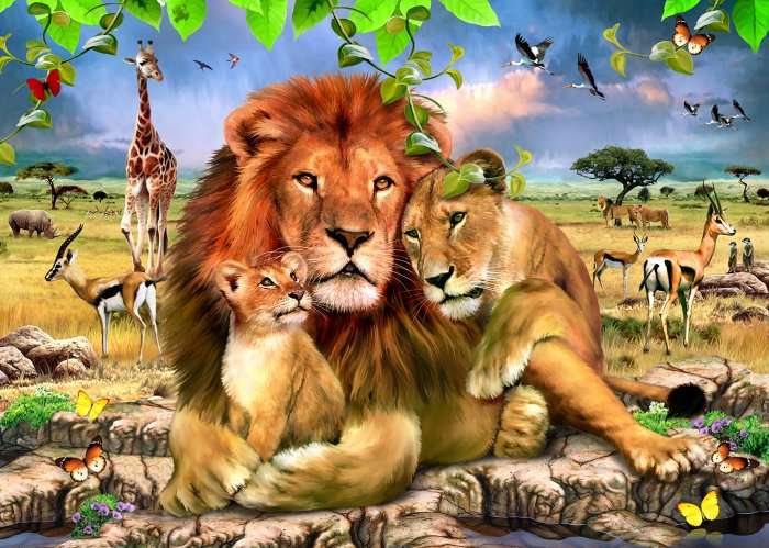 Lion Pride (48pc Puzzle) (RGS353)