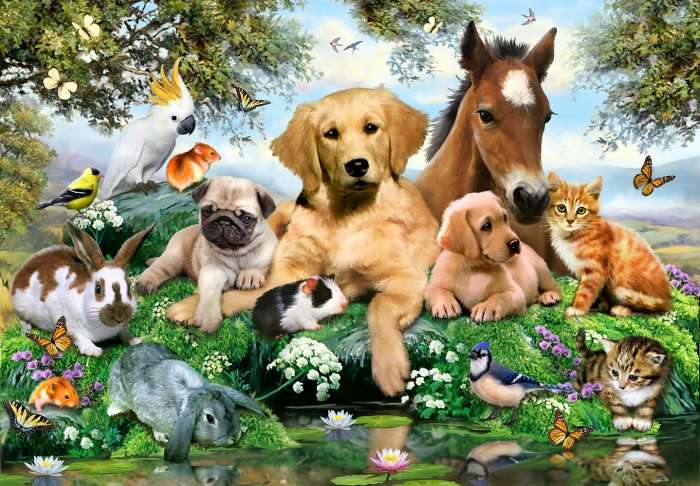Summer Pals (80pc Puzzle) (RGS359)