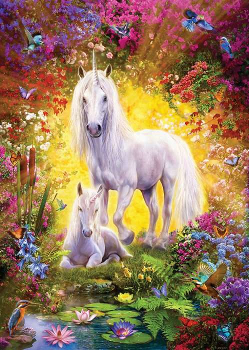 Unicorn with foal (150pc Puzzle) (RGS370)
