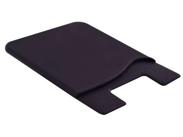 Silicone Cellphone Card Holder - black (P2424B)