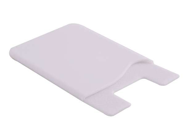 Silicone Cellphone Card Holder - white (P2424W)