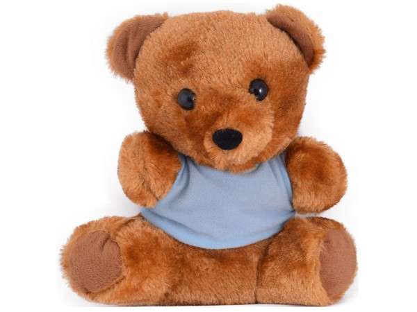 Teddy Plush Toy - blue-brown (P2528E)