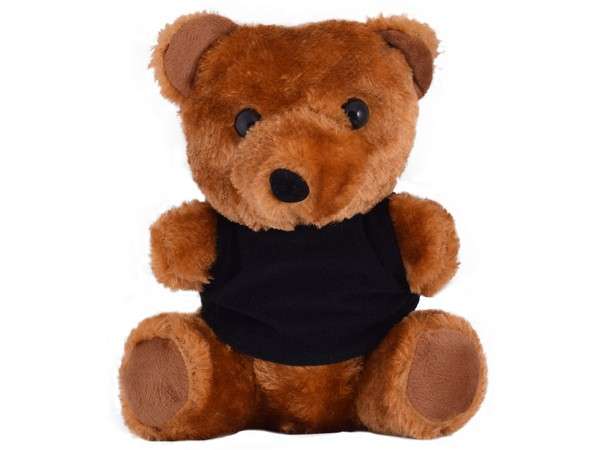 Teddy Plush Toy - black-brown (P2528B)