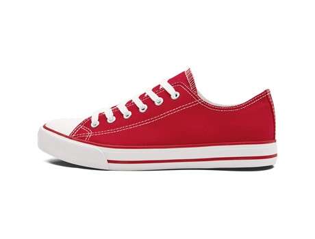 Altitude Unisex Trendi Canvas Sneaker - red