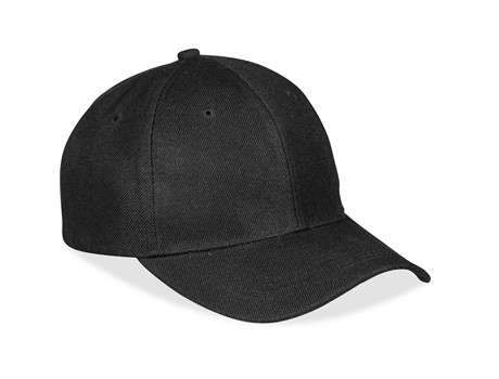 US Basic Cincinnati 6 Panel Cap - black (Cap-1604)