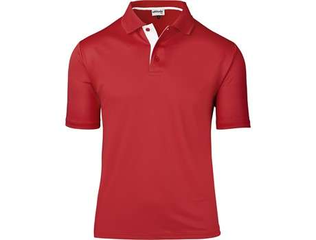 Altitude Kids Tournament Golf Shirt - red