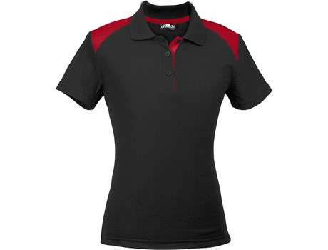 Altitude Apex Golf Shirt - Ladies - black/red
