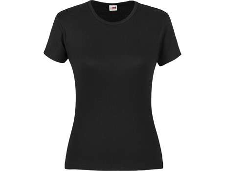 US Basic Ladies California T-Shirt - black (BAS-9015)