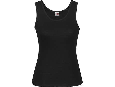US Basic Ladies Columbia Tank Top - black (BAS-9010)