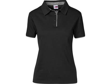 US Basic Delta Golf Shirt - Ladies - black (BAS-11203)
