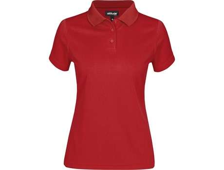 Altitude Distinct Golf Shirt - Ladies - red