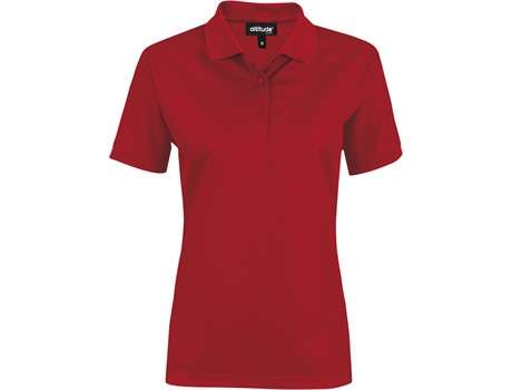 Altitude Exhibit Golf Shirt - Ladies - red