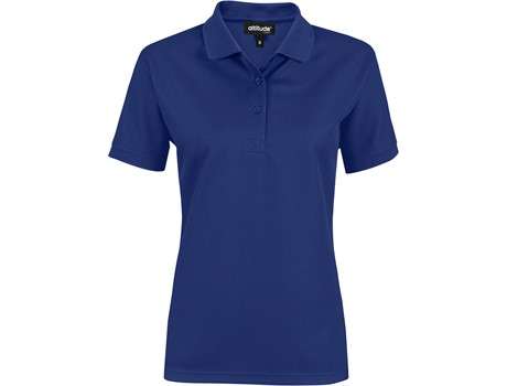 Altitude Exhibit Golf Shirt - Ladies - royal blue
