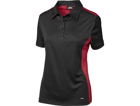 Slazenger Glendower Golf Shirt - Ladies - black/red (SLAZ-11401)