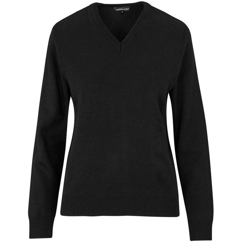 Altitude Heavyweight Ecuador V-Neck Jersey - Ladies - black